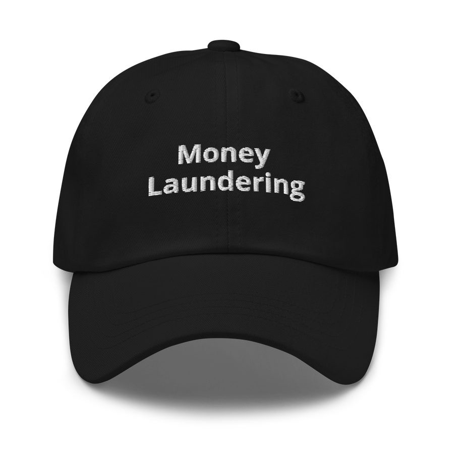 "Money Laundering" Baseball Cap