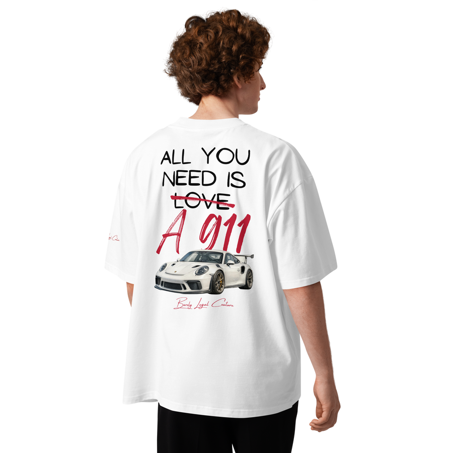 "911" Oversized T-Shirt