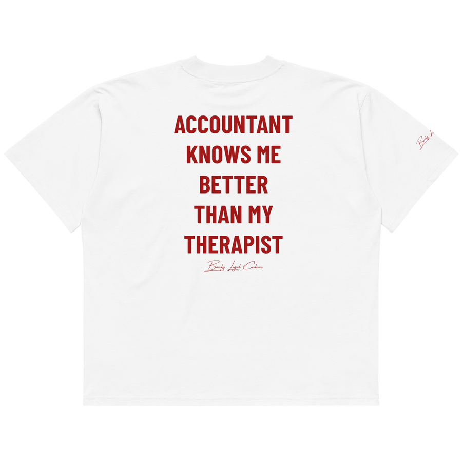 "Accountant Knows" Oversized T-Shirt