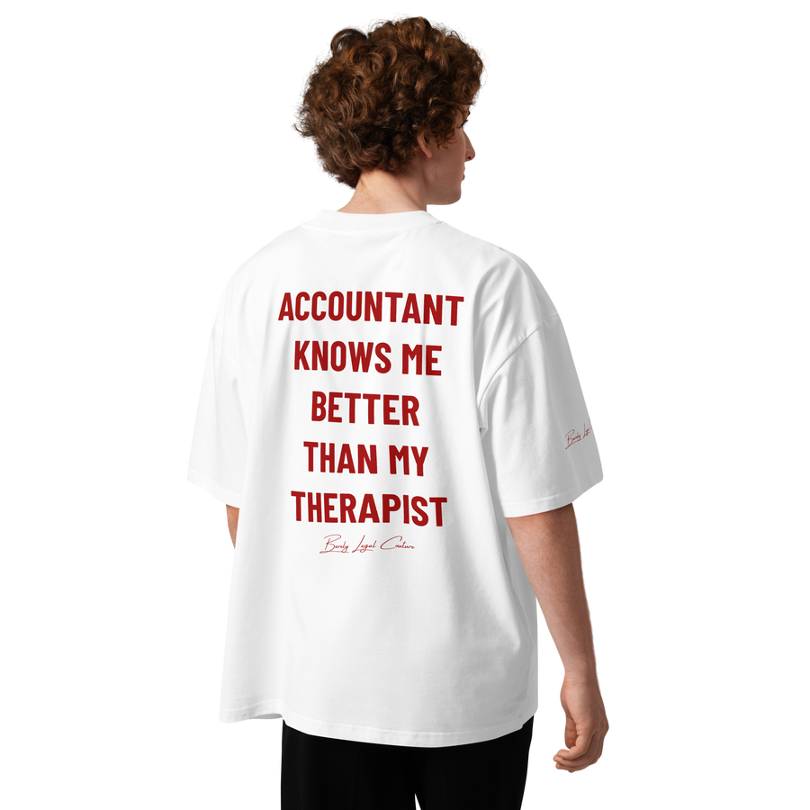 "Accountant Knows" Oversized T-Shirt